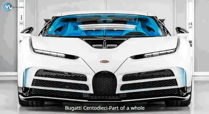 The most expensive and powerful cars- Bugatti Centodieci-Part of a whole