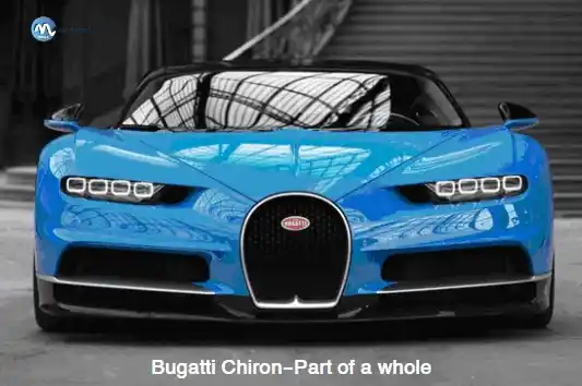 The most expensive and powerful cars-Bugatti Chiron-Part of a whole