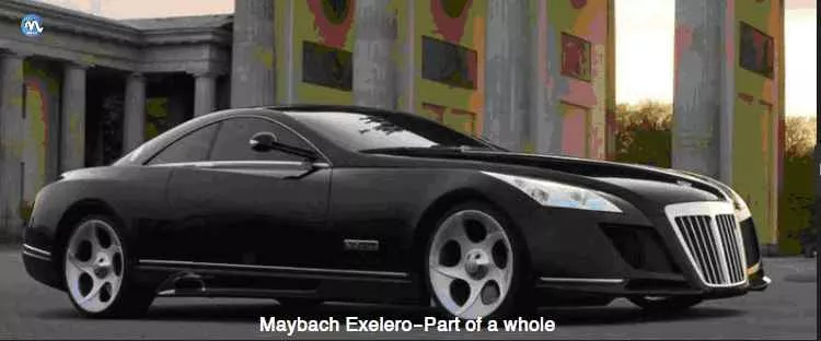 The most expensive and powerful cars-Maybach Exelero-Part of a whole