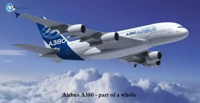 The Most Wonderful and Luxurious Civilian Aircraft:-Airbus A380 - part of a whole