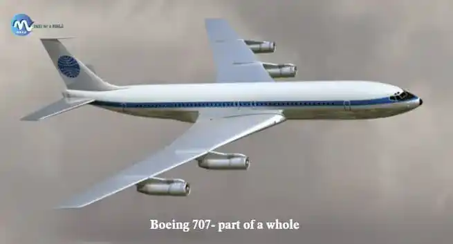 the most wonderful and luxurious civilian aircraft-Boeing-707-part-of-a-whole