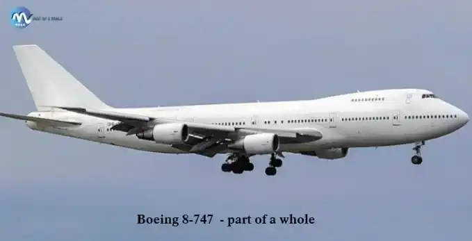 Boeing 8-747  - part of a whole