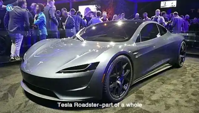 Tesla Roadster-part of a whole 