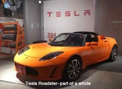 Tesla Roadster-part of a whole