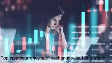 Top-cryptocurrency-spot-exchanges-part of a whole