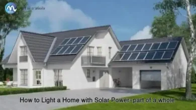 How to Light a Home with Solar Power- part of a whole