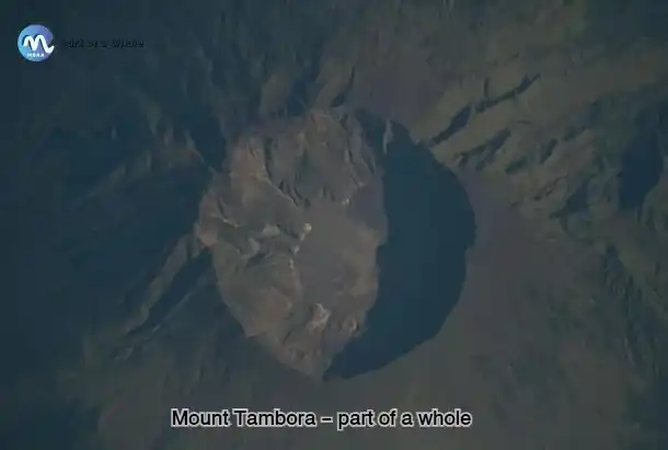 The Most Famous Volcanoes In The World-Mount Tambora - part of a whole