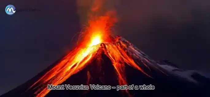 Mount Vesuvius Volcano - part of a whole